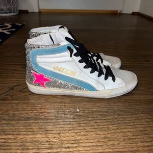 Golden Goose Deluxe Brand Slide High Top Sneakers
